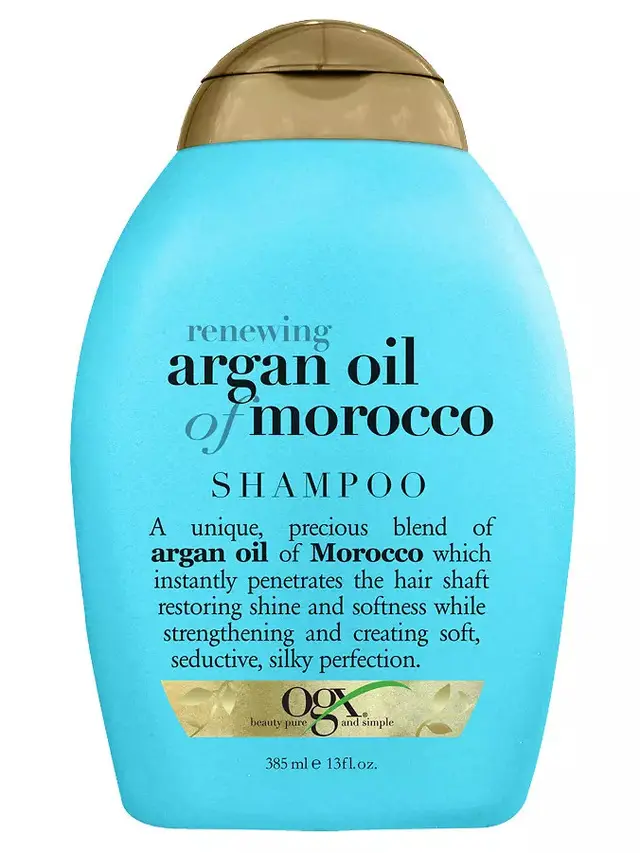 Suggested Shampoo: OGX Renewing Moroccan Argan Oil Shampoo