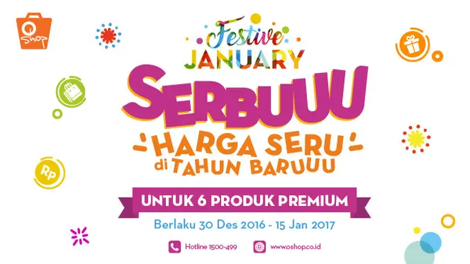 Lagi-Lagi Promo Heboh! Ini Penawaran OSHOP Awal 2017