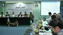 Suasana pertemaun MUI dengan perwakilan Taipei Economic and Trade Office (TETO) terkait bantuan untuk korban bencana Sulteng di Jakarta, Selasa (9/10). Bantuan diharapkan dapat meringankan beban para korban. (Merdeka.com/Iqbal Nugroho)