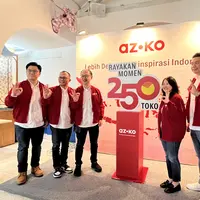 Keseruan acara peresmian pembukaan toko Azko ke-250. (Foto/Dok: Fimela Reporter/Amelia Salsabila)
