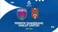 Cover prediksi Persita Tangerang Vs Malut United. (Bola.com/Gregah Nurikhsani)