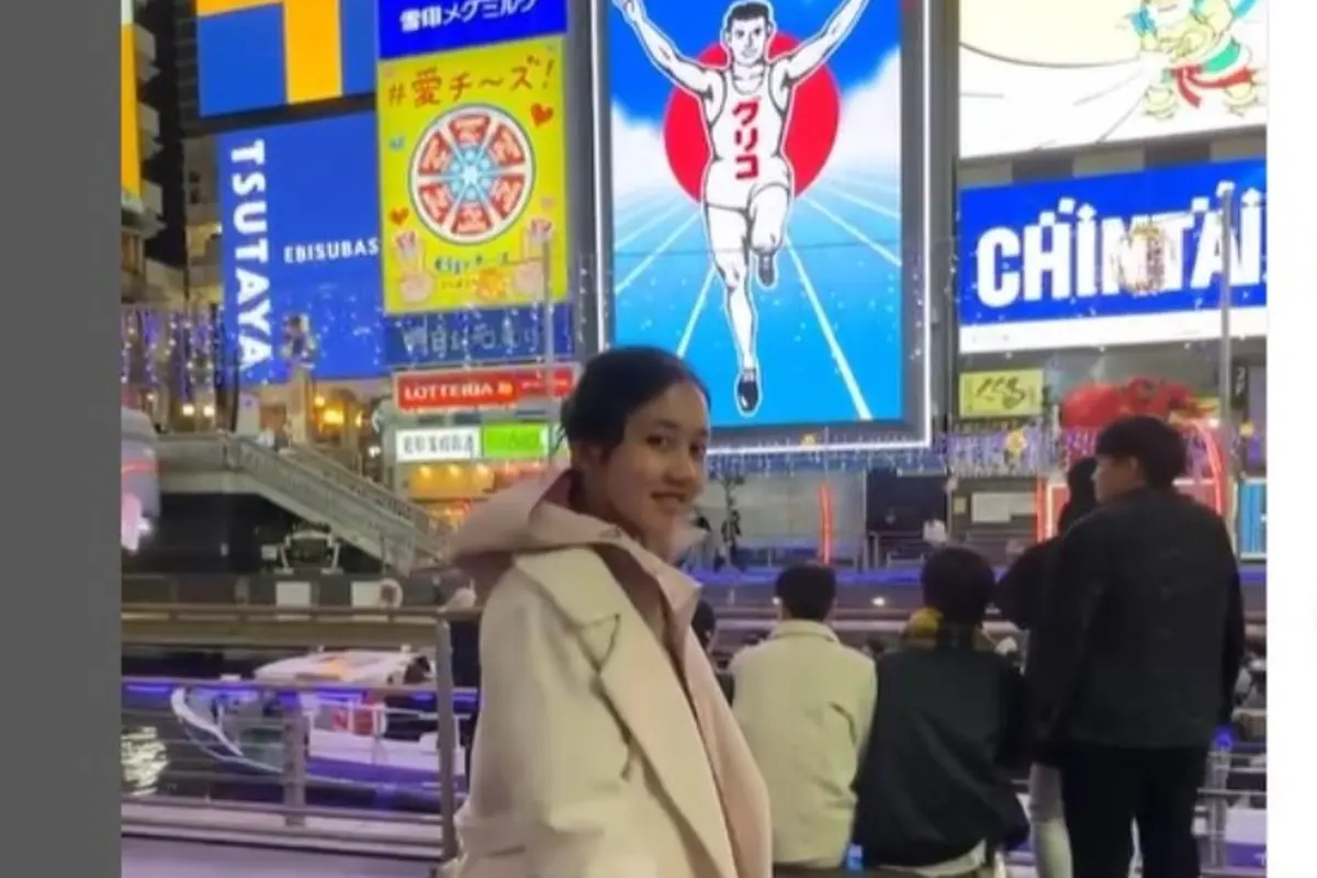 Vania Karyawan Minimarket yang Fasih Berbahasa Jepang Kini Sudah Berada di Osaka.  foto; Instagram @indomaret