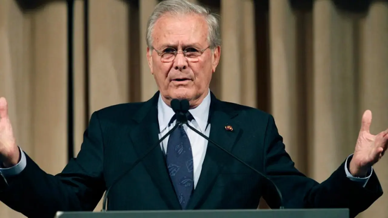 Mantan Menteri Pertahanan Amerika Serikat (AS) Donald Rumsfeld yang menjadi arsitek utama perang Irak, wafat dalam usia 88 tahun (AP)