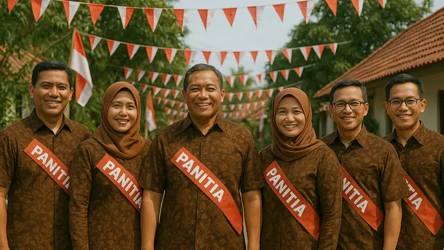 Warna Baju Batik yang Cocok untuk Panitia 17-an di Kampung