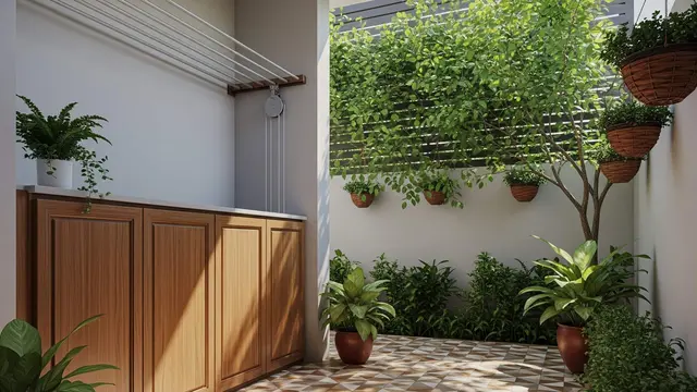 Tempat Jemur Belakang Rumah yang Aman dari Pandangan Tetangga
