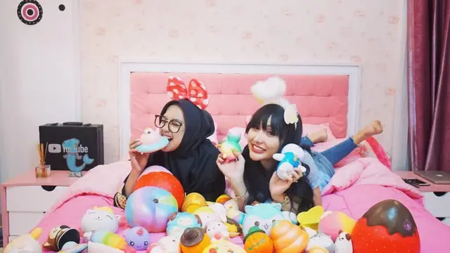 Potret Koleksi Squishy Ria Ricis (sumber: instagram/riaricis1795)