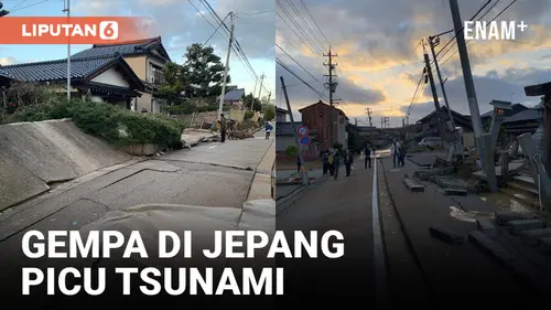 VIDEO: Gempa 7,6 Mangitudo di Ishikawa Jepang Bisa Picu Tsunami, Warga Diminta Mengungsi ke Tempat Tinggi