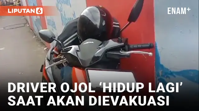 Dikira Meninggal, Driver Ojol di Tasikmalaya Terbangun Saat akan Dievakuasi Polisi