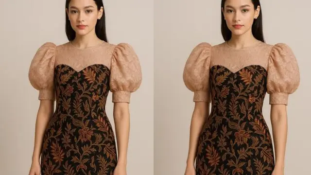 Model Batik Brokat Kombinasi berbagai Lengan yang Kini Tren di 2025