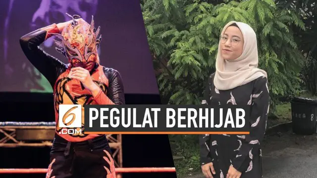 VIDEO: Nor Diana, Pegulat Wanita Berhijab Pertama di Dunia