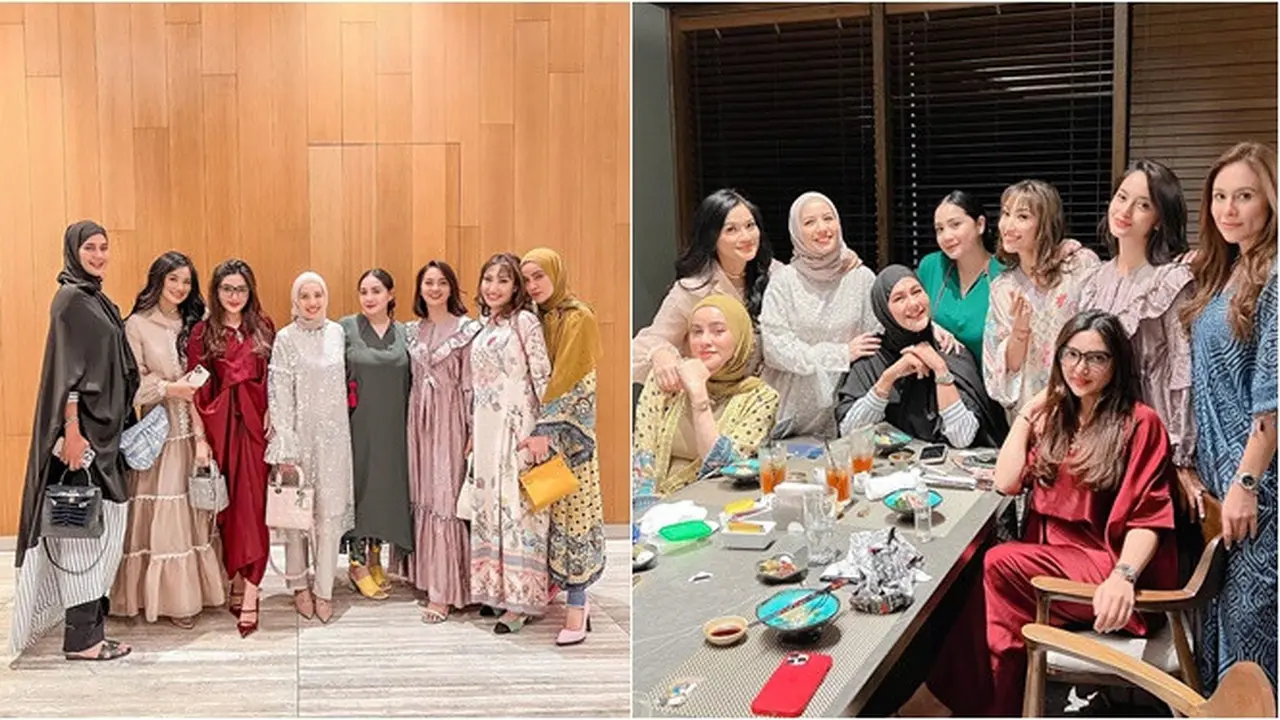 6 Potret Buka Puasa Bersama Geng Cendol, Ada Nagita Slavina hingga Wulan Guritno
