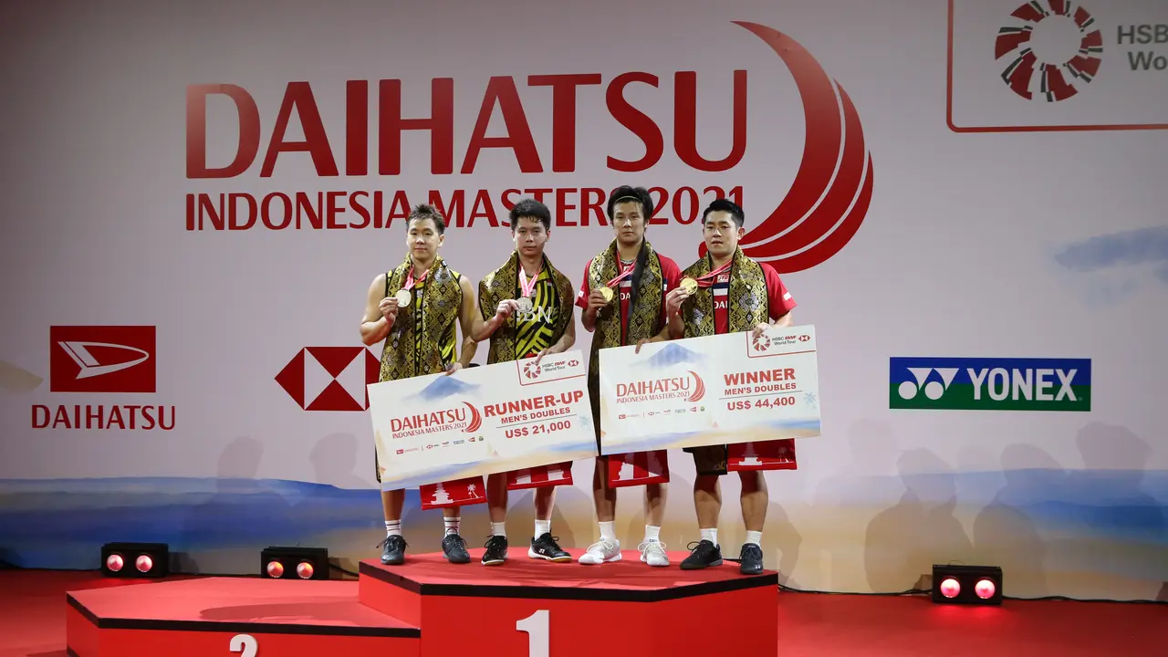 Kevin Sanjaya Sukamuljo/Marcus Fernaldi Gideon - Indonesia Masters 2021 - 21 November