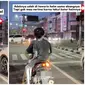 Viral Momen Haru Manusia Silver Minta Diantar Pulang Ojol. (Sumber: Instagram/taukotembung)