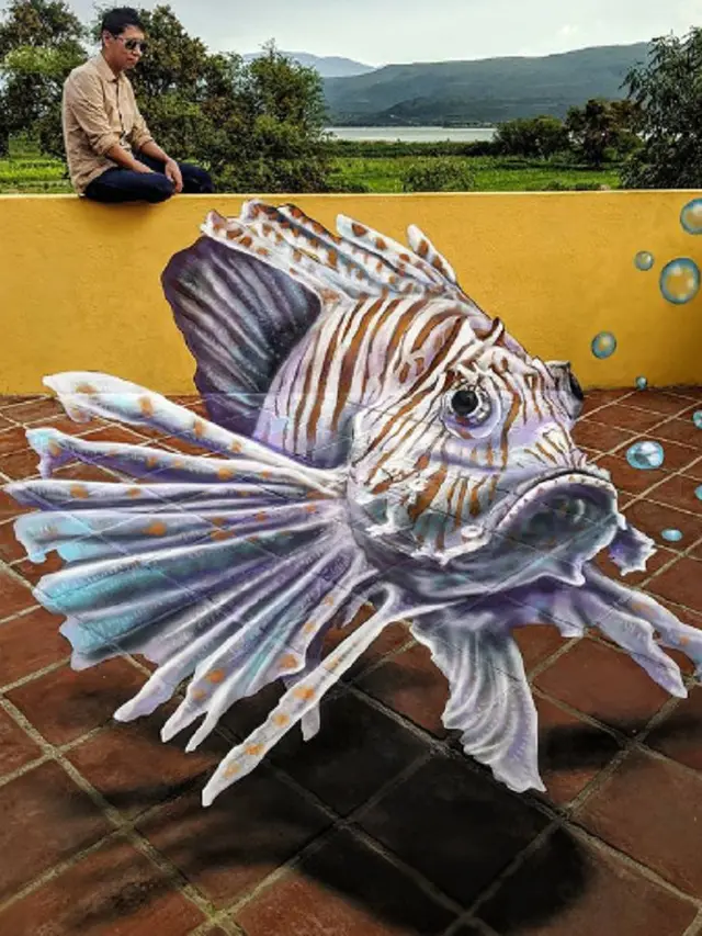 Tampak Nyata, Seni Anamorphic Karya Seniman Meksiko Ini Bikin Kagum