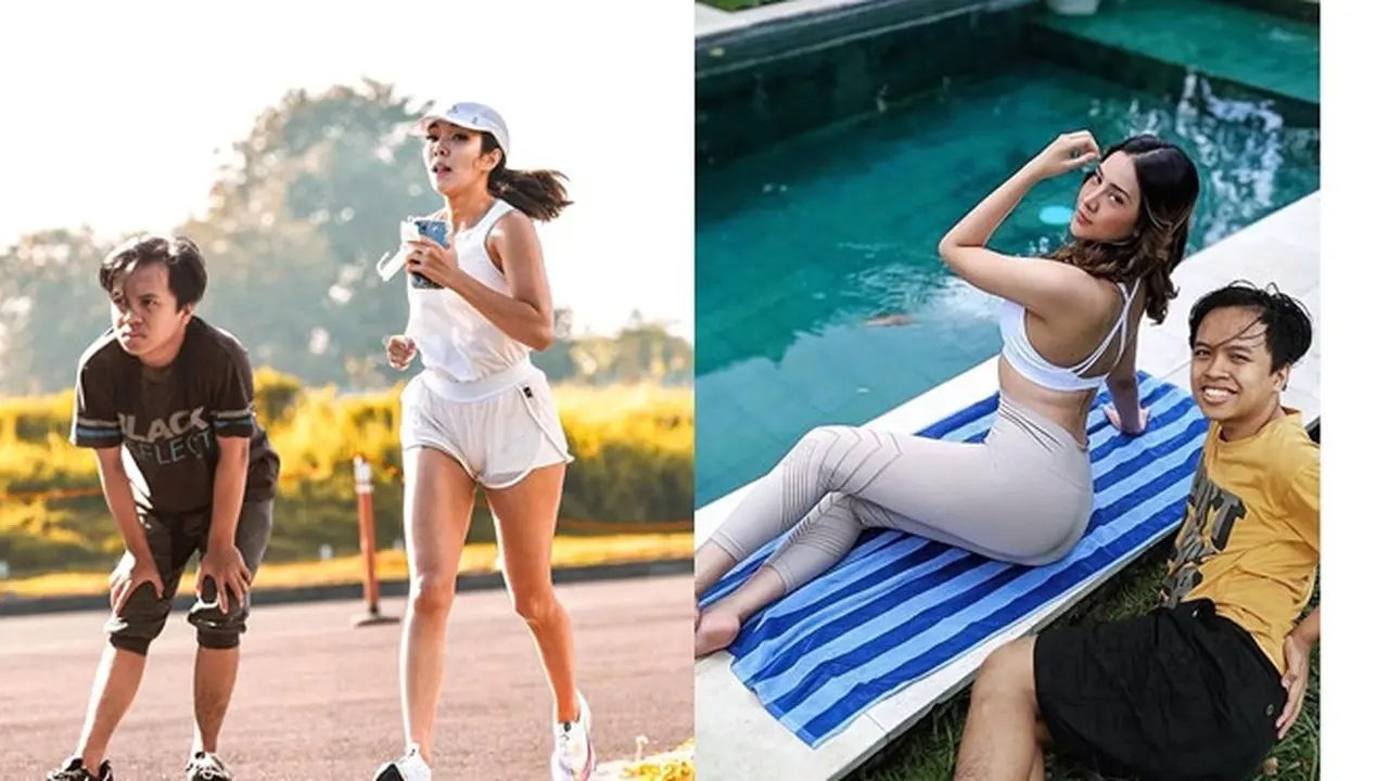 6 Editan Foto Pria Temani Seleb Tanah Air Berolahraga Ini Bikin Ketawa Geli