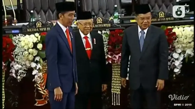 Presiden Jokowi dan Wapres Ma'ruf Amin.