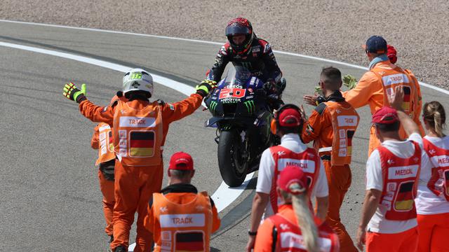 Foto: Yamaha Akhiri 13 Tahun Puasa Gelar di Sachsenring usai Kemenangan Fabio Quartararo di MotoGP Jerman 2022
