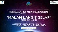 Menyambut Hari Antariksa Nasional, Pemprov Jawa Baran dan LAPAN menggelar Dark Sky Night untuk menikmati pesona antariksa di tengah kota.