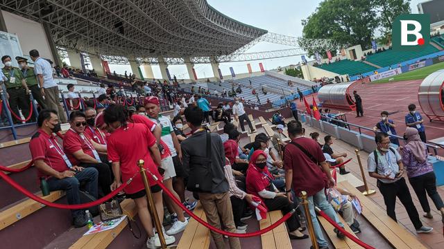Suporter Timnas Indonesia U-23 di SEA Games 2021