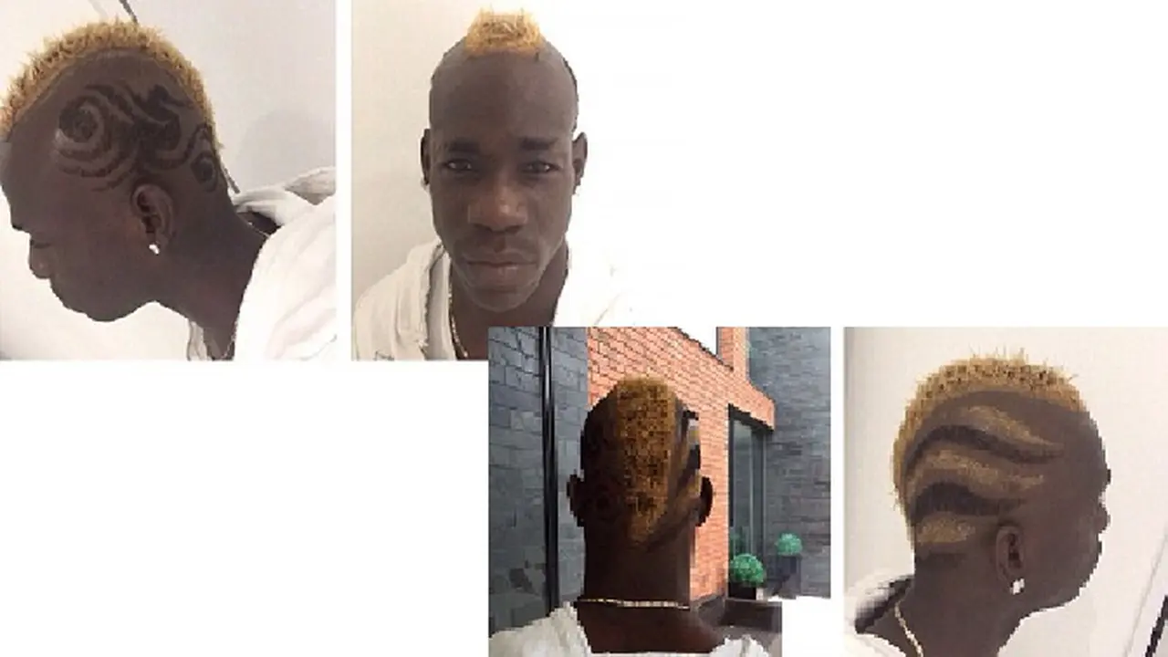 rambut nyentrik balotelli