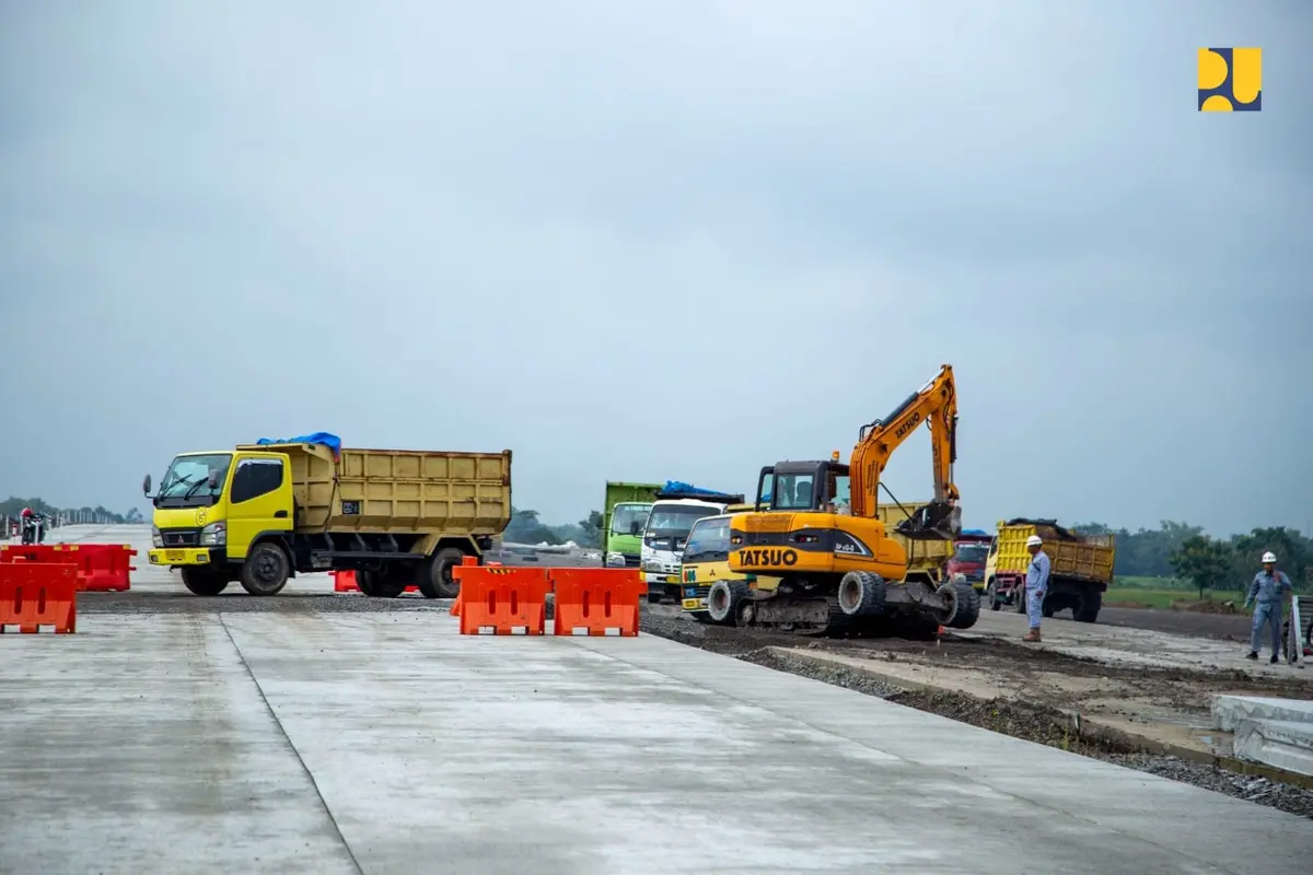 Pembangunan proyek strategis nasional (PSN) Jalan Tol Solo-Yogyakarta-Kulonprogo. Dok PUPR