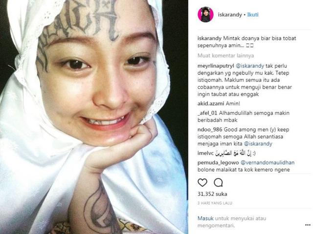 Berhijab Tapi Bertato Cerita Hijrah Mantan Anak Punk Ini Jadi Viral Lifestyle Fimela Com