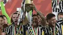 Meski Atalanta mencoba mengejar ketertinggalan, namun keunggulan 1-0 untuk Juventus bertahan hingga akhir pertandingan. (Filippo MONTEFORTE/AFP)