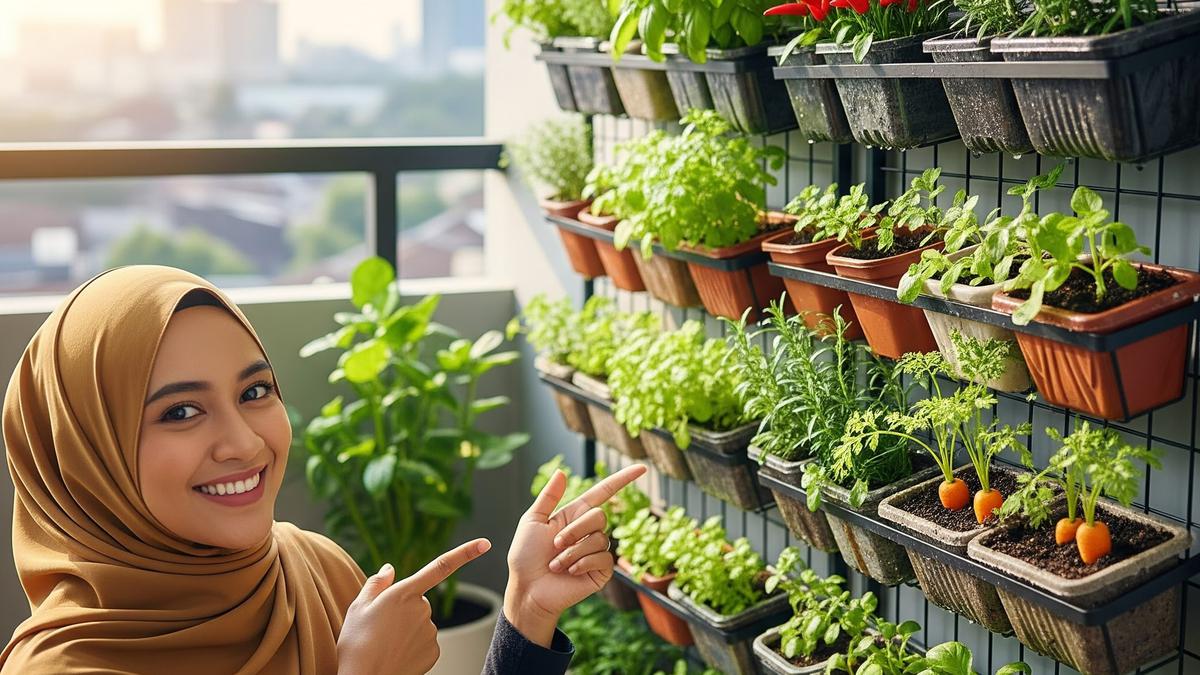 8 Inspirasi Model Kebun Sayur Mini dengan Konsep Kontainer Mix, Panen Segar di Lahan Sempit