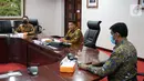 Suasana audiensi PT. Nestlé Indonesia dengan Kepala Staf Kepresidenan, Moeldoko di Jakarta (17/2/2022). PT Nestlé Indonesia mendukung program percepatan vaksinasi COVID-19 bagi anak usia 6-11 tahun dengan membagikan 4 juta produk MILO UHT ke 4.000 Sekolah Dasar di 50 kota. (Liputan6.com/HO/Nestle)