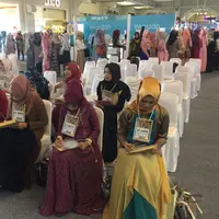 Peserta audisi Puteri Muslimah Indonesia 2017 di Yogyakarta. (Dokumentasi Indosiar)