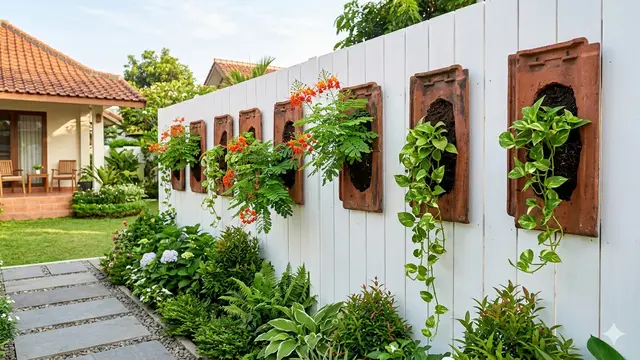 Ide Memanfaatkan Genteng Bekas untuk Taman Rumah. Gemini