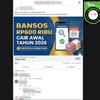 Cek Fakta: Tidak Benar Link Ini untuk Cek Status Bansos PKH 2026