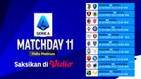 Jadwal Serie A Liga Italia 2022/23 Pekan 11 di Vidio : Ada Big Match AS Roma Vs  Napoli