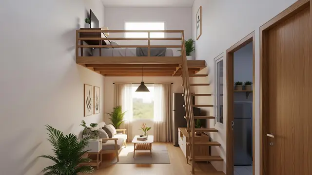 Model Rumah Minimalis Kecil dengan Mezzanine yang Estetik dan Fungsional Model Mezzanine Tumbuh