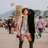 Melihat gaya rebel Luna Maya hingga Bunga Citra Lestari mengenakan boots dan sepatu platform (instagram/bclsinclair)