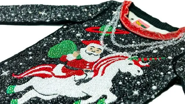 Sweater natal dari kristal