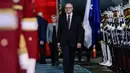 Rencananya, Perdana Menteri Australia Anthony Albanese akan bertemu Presiden Republik Indonesia Prabowo Subianto di Istana Negara, Kamis (15/5/2025). (YASUYOSHI CHIBA/AFP)