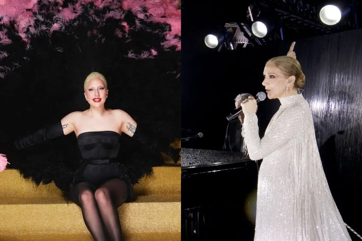 Tampilan Kontras Lady Gaga dan Celine Dion Kenakan Gaun Dior Buka Gelaran Olimpiade Paris 2024
