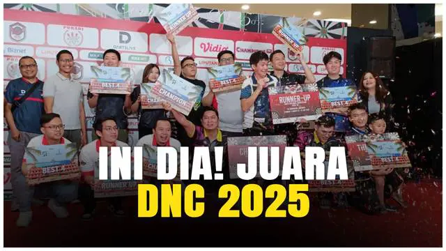 Final Darts National Competition (DNC) 2025 Series 03 resmi berakhir di FX Sudirman, Jakarta!
Dua pemain terbaik dari kategori Soft Tip B Flight dan AB Flight akhirnya muncul sebagai juara.