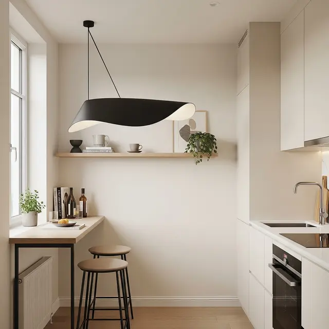 Mini Bar Dapur Minimalis (AI Generated)
