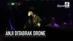 Baru-baru ini Anji mengalami kejadian yang hampir membahayakan dirinya karena drone.