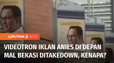 Baru-baru ini muncul polemik terkait lenyapnya tayangan video bergambar Capres 01 Anies Baswedan, yang diputar di layanan videotron di depan salah satu mal di Kota Bekasi, Jawa Barat. Hal ini bahkan menjadi pembicaraan hangat di kalangan warganet.