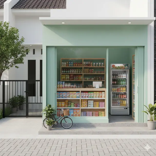Desain Warung Sembako