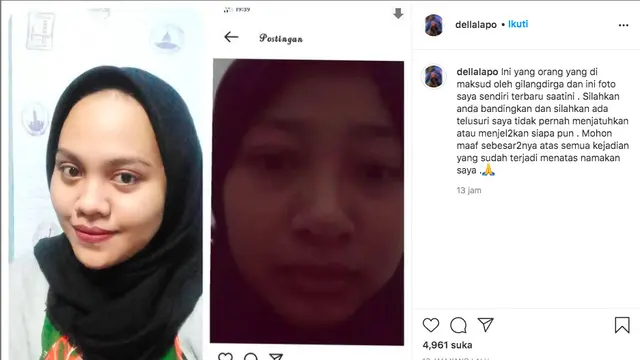 Unggahan Dela Ayu Ferdiana.
