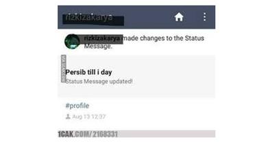 Status Facebook Sok Inggris