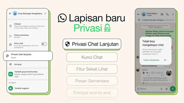 Fitur Privasi Chat Tingkat Lanjut di WhatsApp