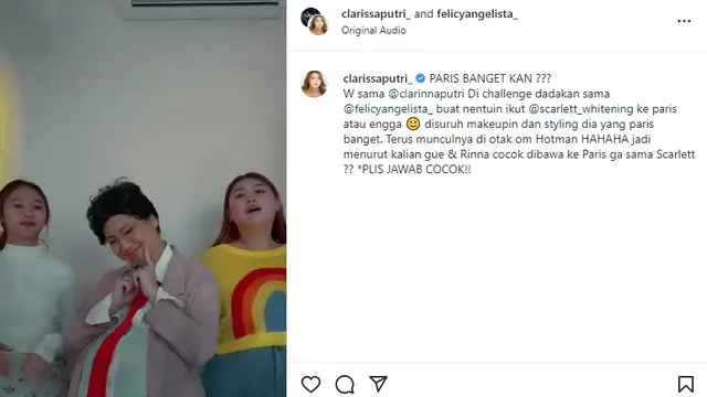 Felicya Angelista - Hotman Paris (Foto: Instagram/@felicyangelista_)