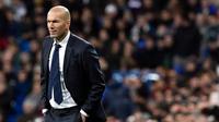 Pelatih Real Madrid asal Prancis, Zinedine Zidane. (AFP/Gerard Julien)