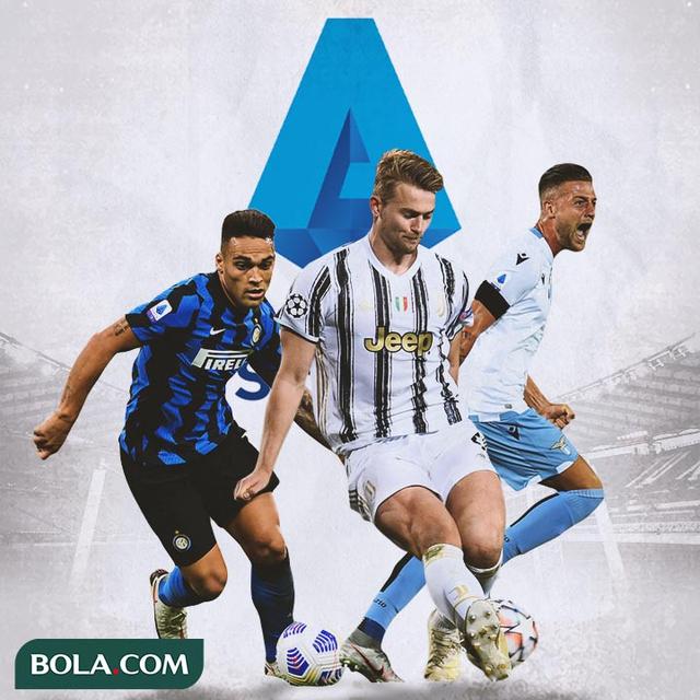 Serie A - Lautaro Martinez, Matthijs de Ligt, Sergej Milinkovic-Savic