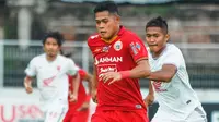 Penyerang muda Persija, Taufik Hidayat, tampil impresif dengan mencetak satu gol ke gawang PSM Makassar dalam laga pekan ke-32 BRI Liga 1 2021/2022, Senin (21/3/2022). (Dok. Persija)